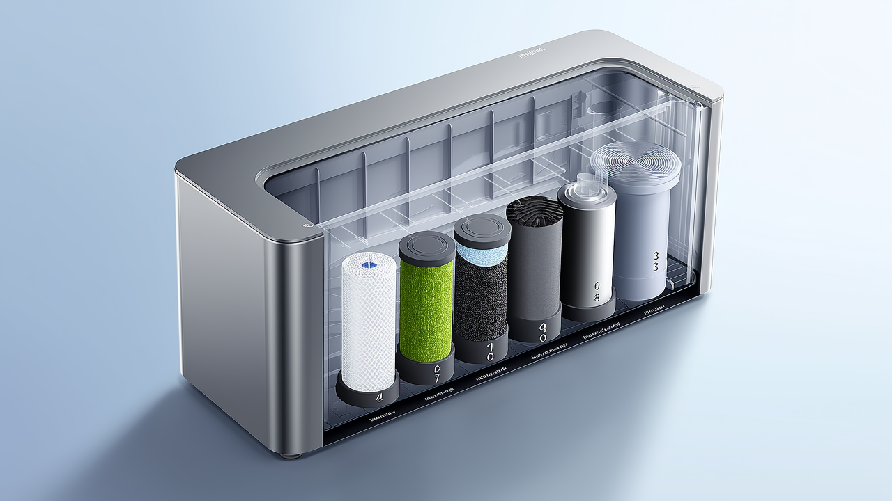 净水机滤芯安装顺序图